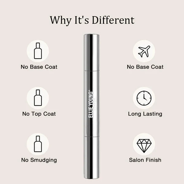 Pure Blanc | Pocket Salon™ One Step Gel Pen – All-in-One UV Gel Polish