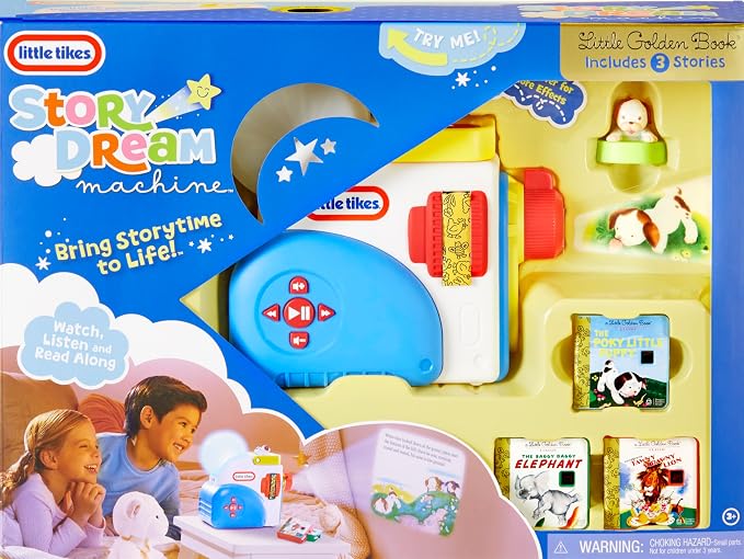 Little Tikes Story Dream Machine Starter Set – Watch, Listen & Read Along with Little Golden Books