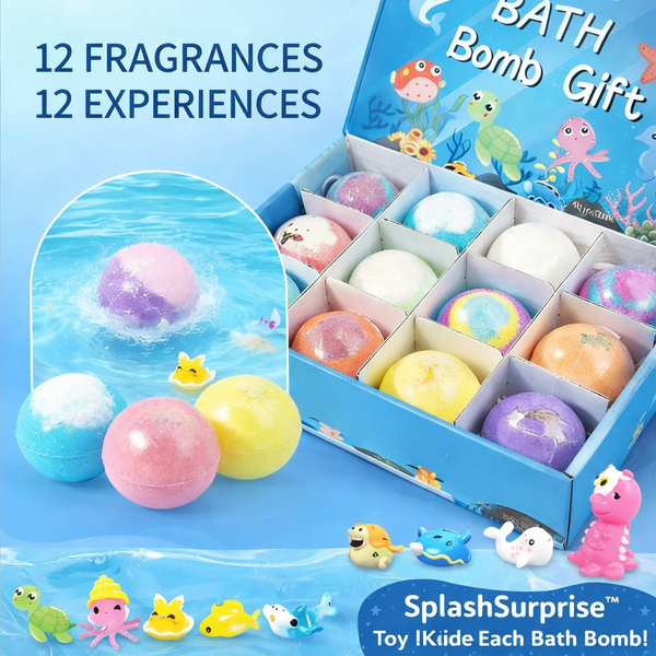 OceanPop™ Easter Surprise Bath Bombs with Toys – 12-Pack