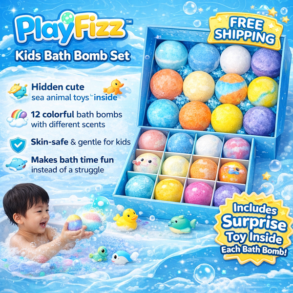 OceanPop™ Easter Surprise Bath Bombs with Toys – 12-Pack
