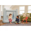 SMOL Mini Bounce House – Blue Stripes Indoor Kids Bouncer