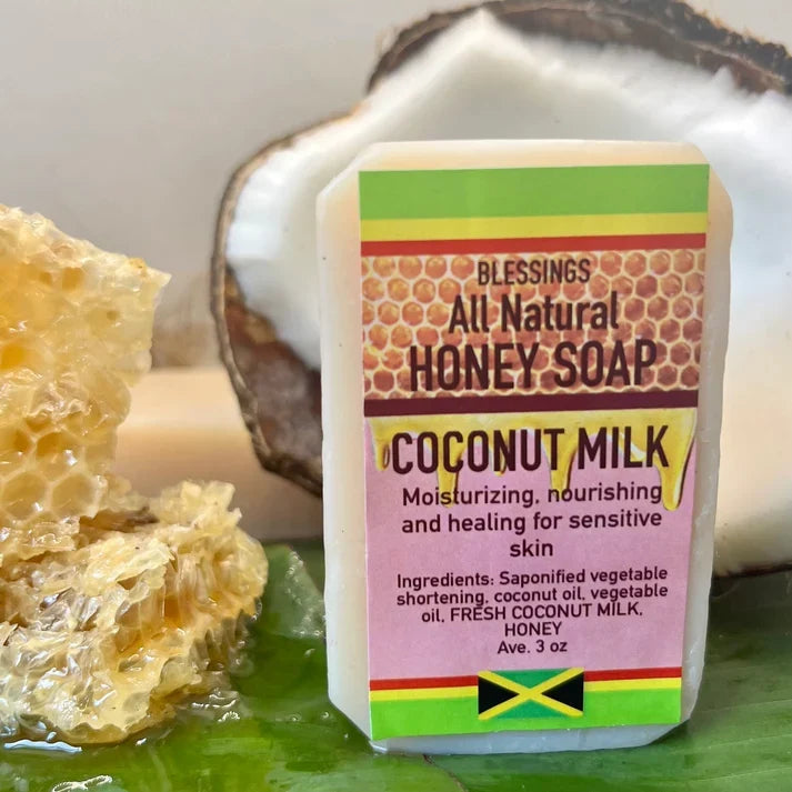 Honey Coconut Milk Soap – Moisturizing Natural Bar for Sensitive Skin