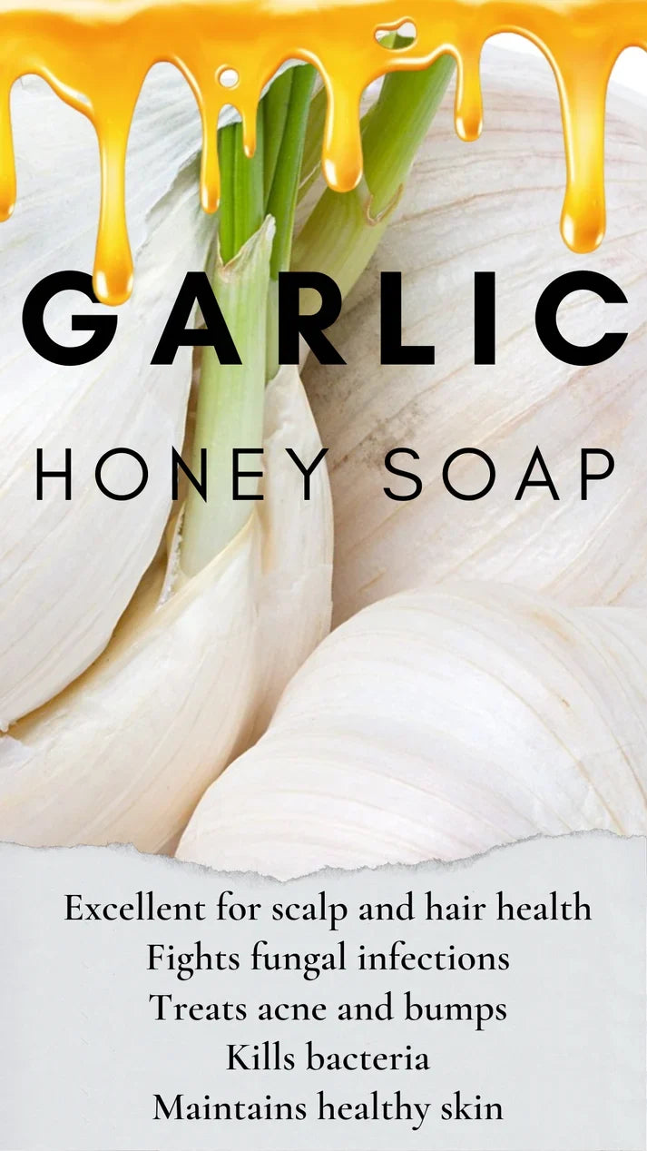 Honey Garlic Soap – Antibacterial & Antifungal Natural Bar