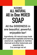All in One Mixed Soap – Powerful Multi-Blend Natural Bar