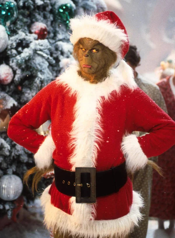 Jim Carrey How the Grinch Stole Christmas Red Coat