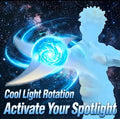 LED Light-Up Ninja Shuriken Spinner Toy – 7 Color Glowing Rotating Throwing Star